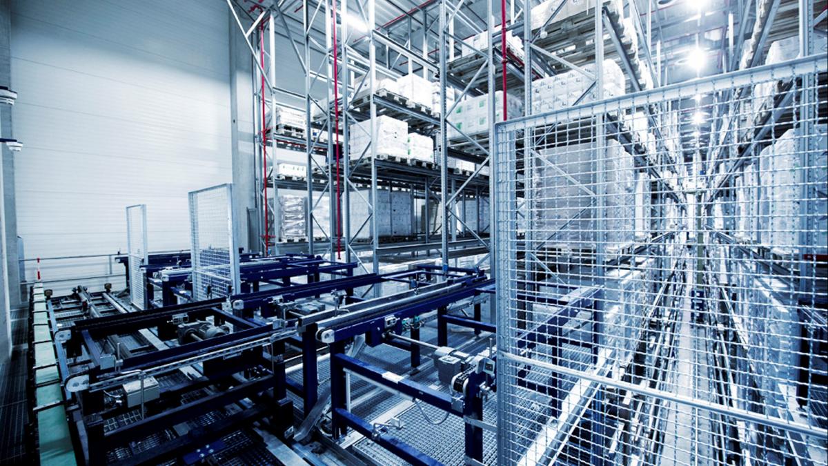Automated pallet warehouse from viastore at Orochemie, Chemical Industry