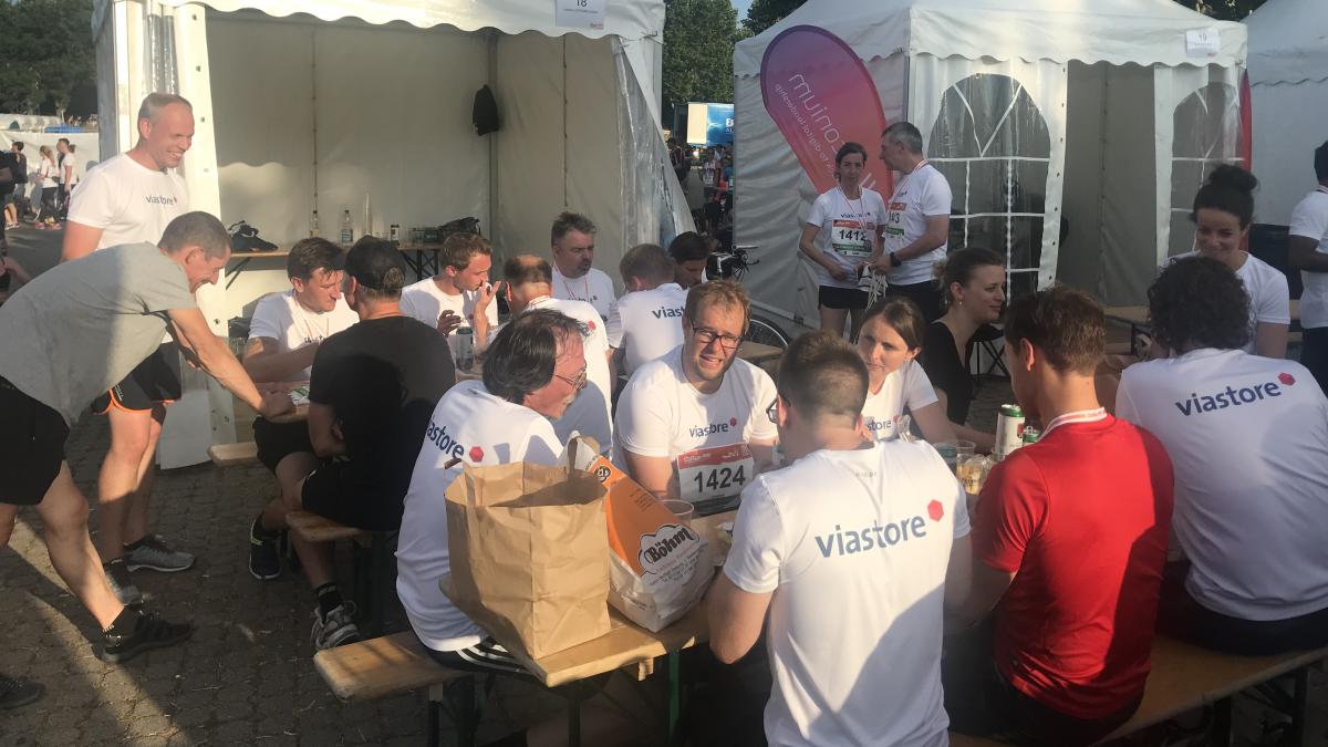Teilnehmer B2Run Firmenlauf