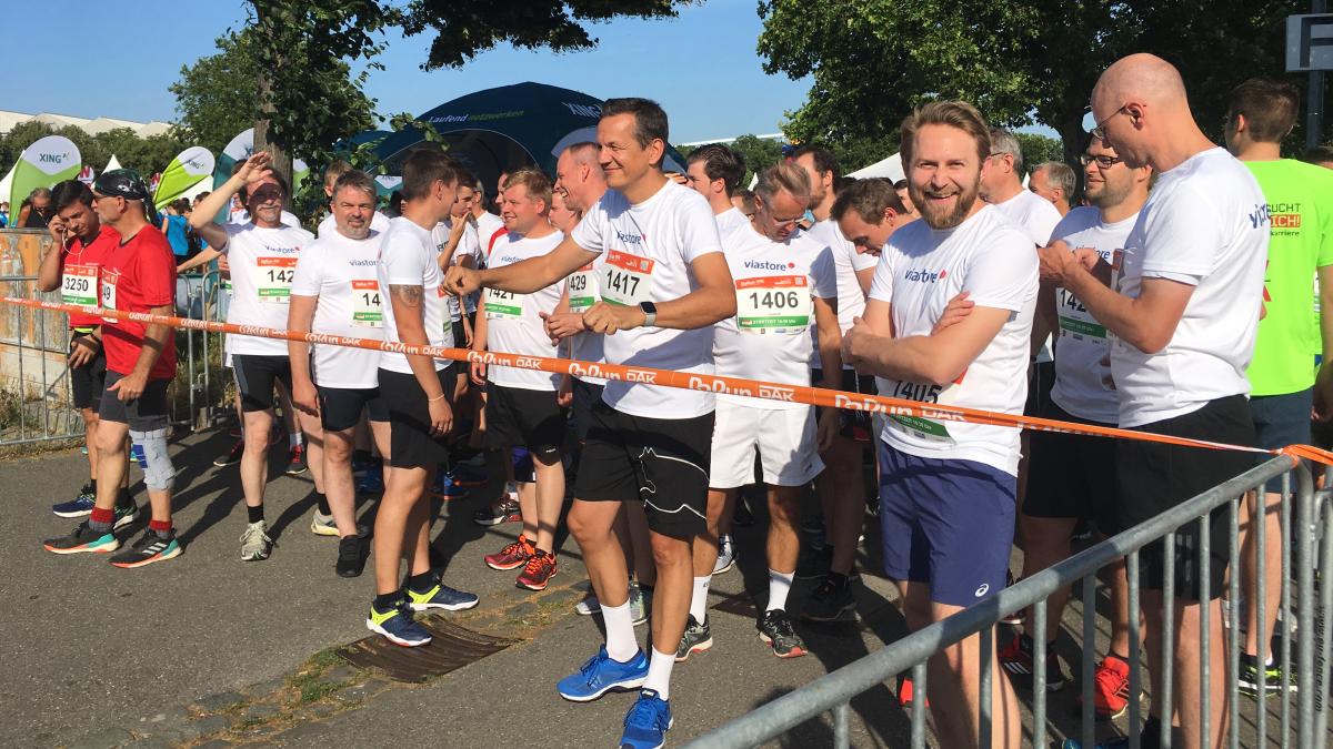 Teilnehmer B2Run Firmenlauf