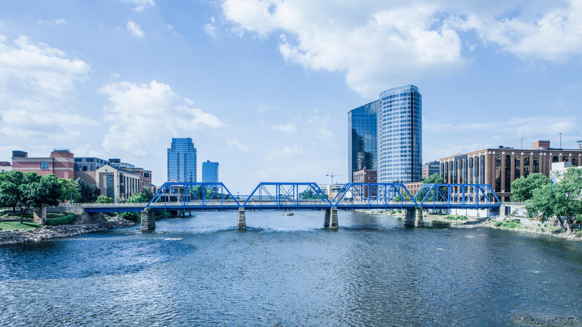 La rivière Grand à Grand Rapids 