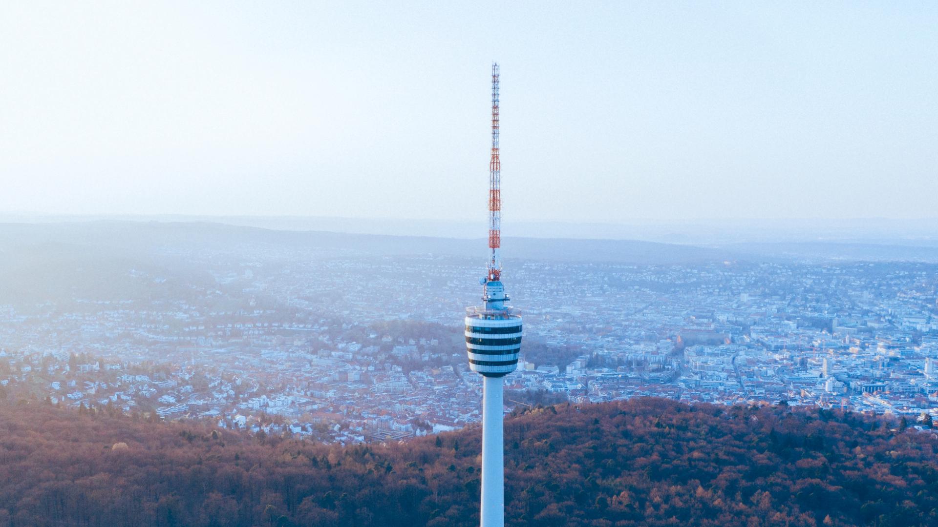 Tour de télévision de stuttgart