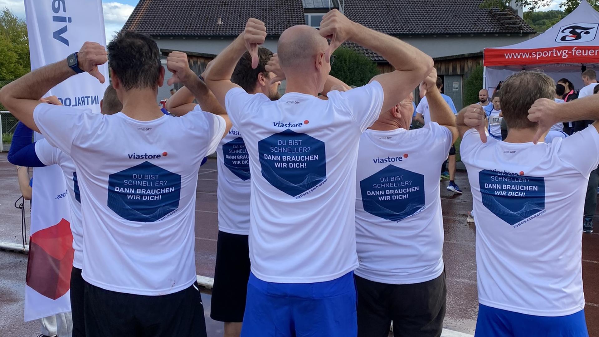 viastore Mitarbeiter beim AOK Firmenlauf