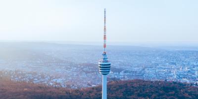 Tour de télévision de stuttgart