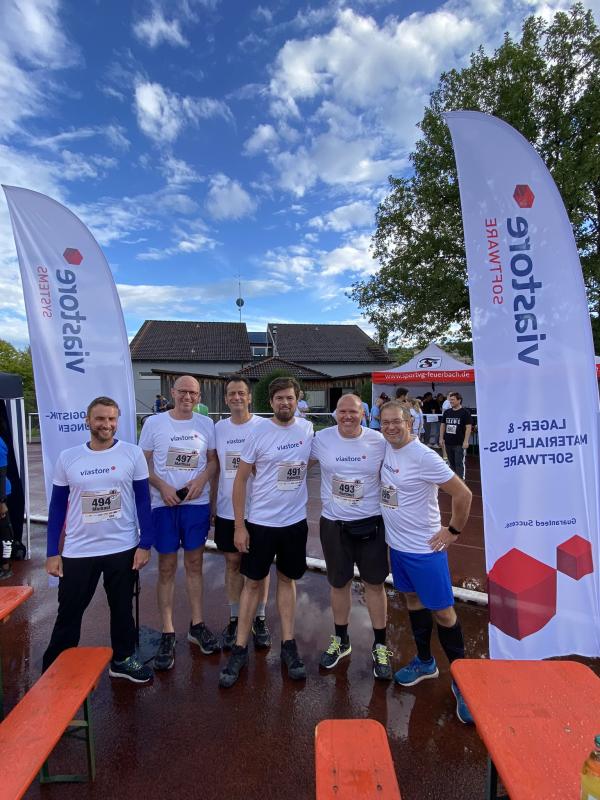 viastore Mitarbeiter beim AOK Firmenlauf