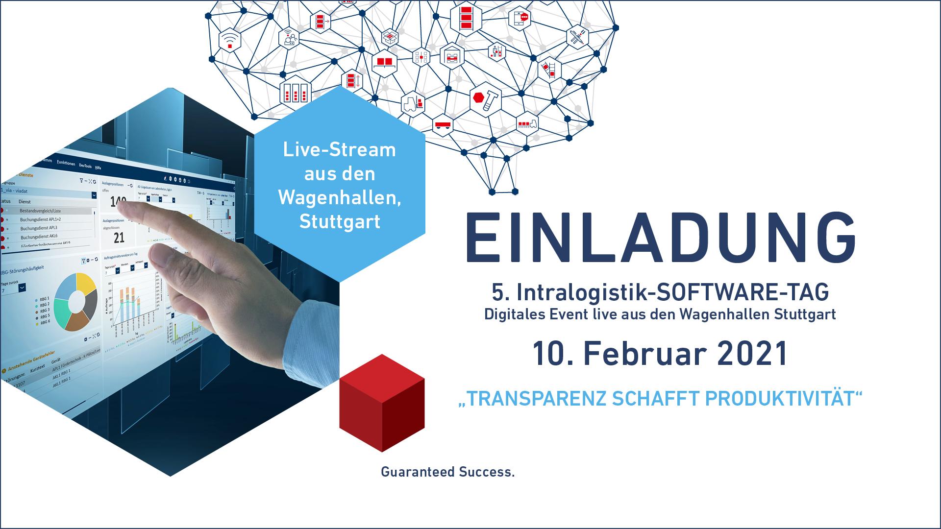 Grafik, Einladung zum viastore Intralogistik-Software-Tag 2020