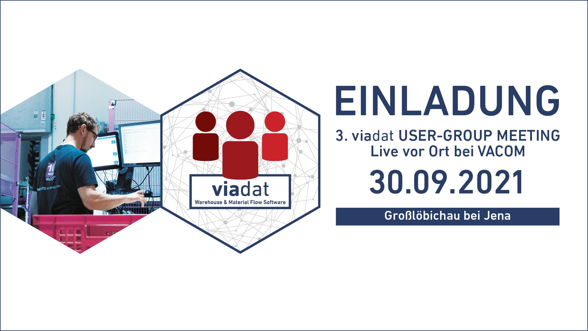 Slider viastore viadat User-Group Meeting 2021 bei VACOM