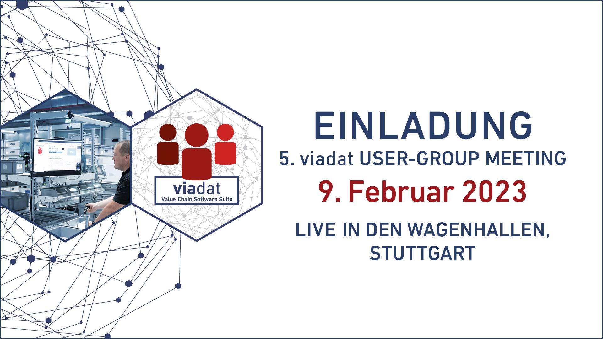 Einladung zum User Group Meeting 2023