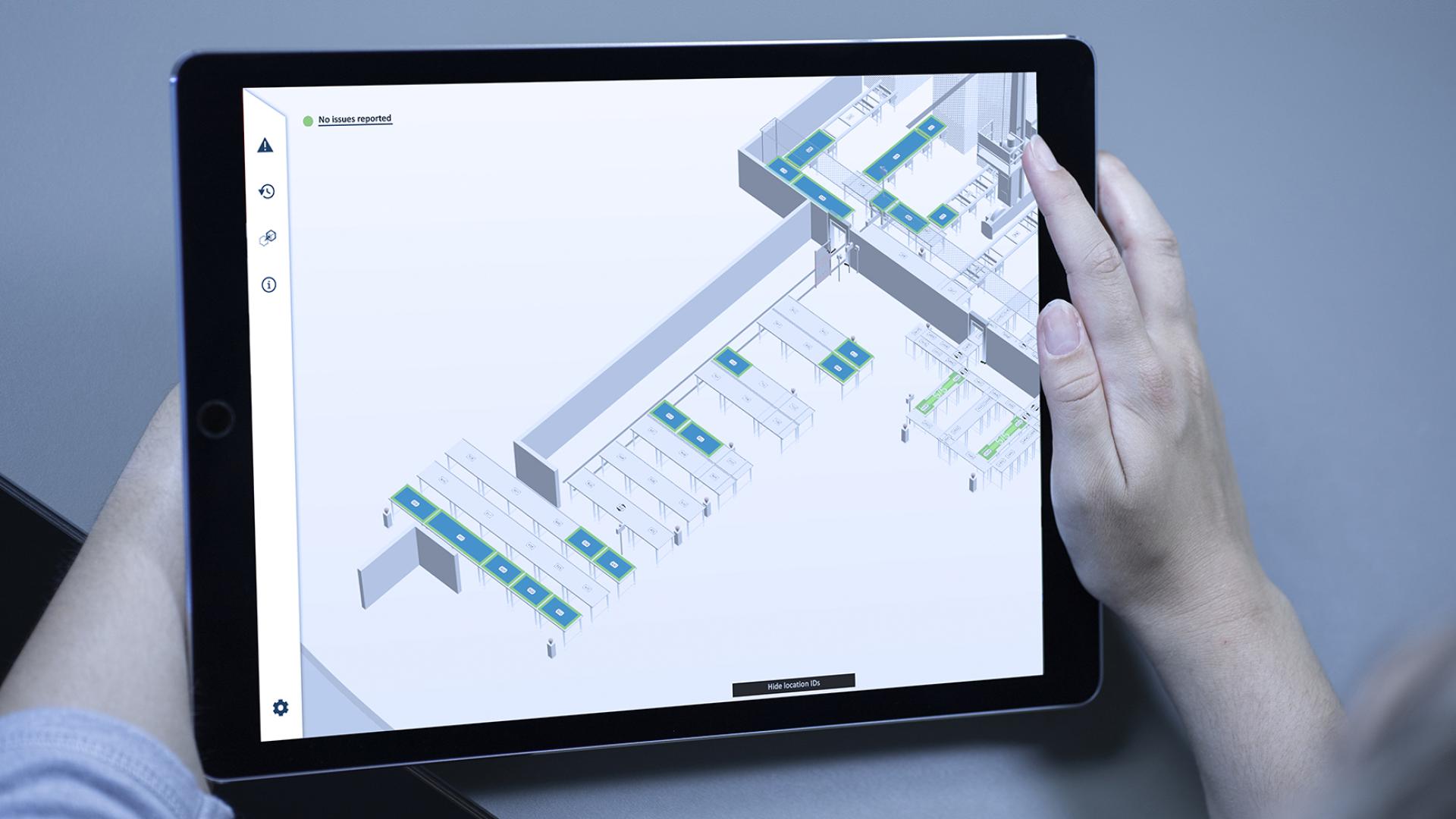 viadatVision auf dem Tablet