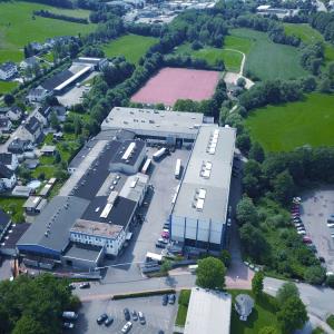 View of the Plettenberg site of Mendritzki GmbH & Co. KG from the bird's eye view