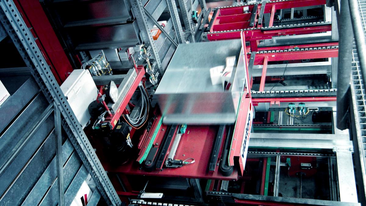 Automatický tablárový sklad v viastore Hansa-Flex, Zpracovatelský průmysl