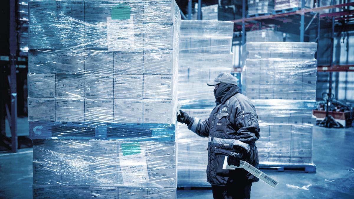 viastore frozen warehouse at Americold, Food Industry