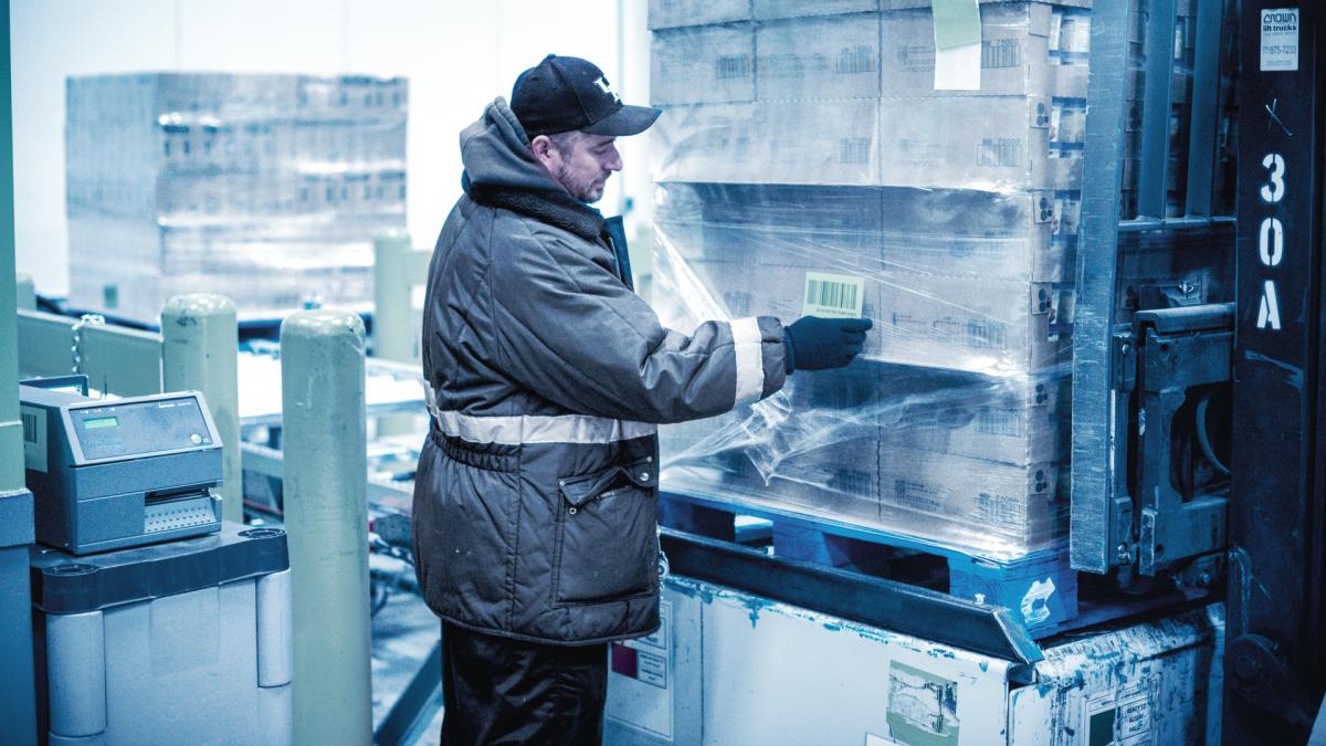 Almacén de congelados de viastore en Americold, Industria de Alimentos