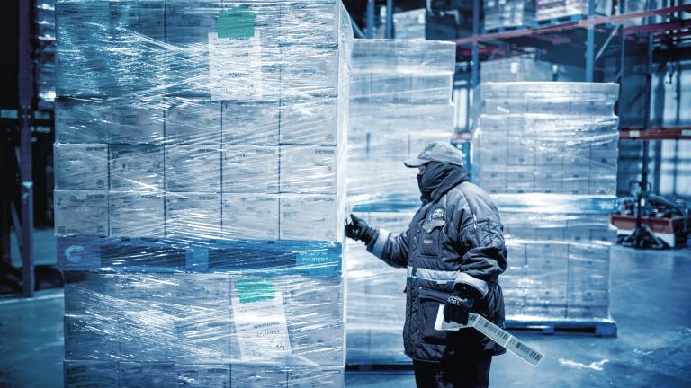 viastore Tiefkühllager bei Americold, Lebensmittelindustrie