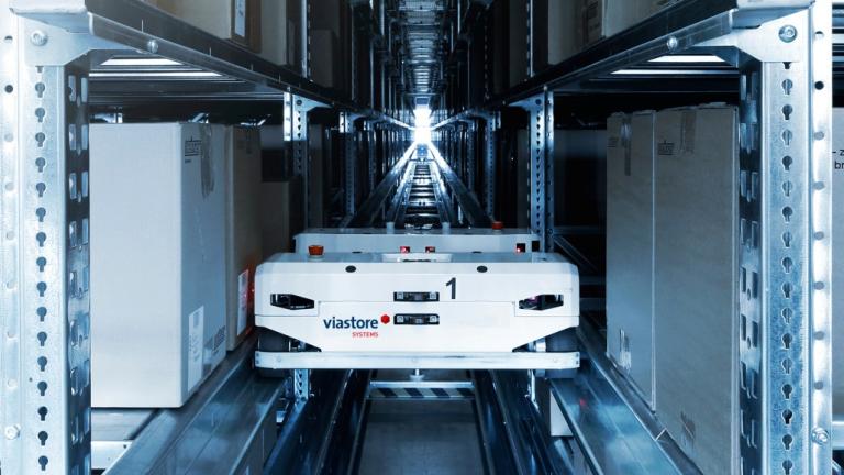 Shuttle-System viaflex bei viastore Referenz Weisser