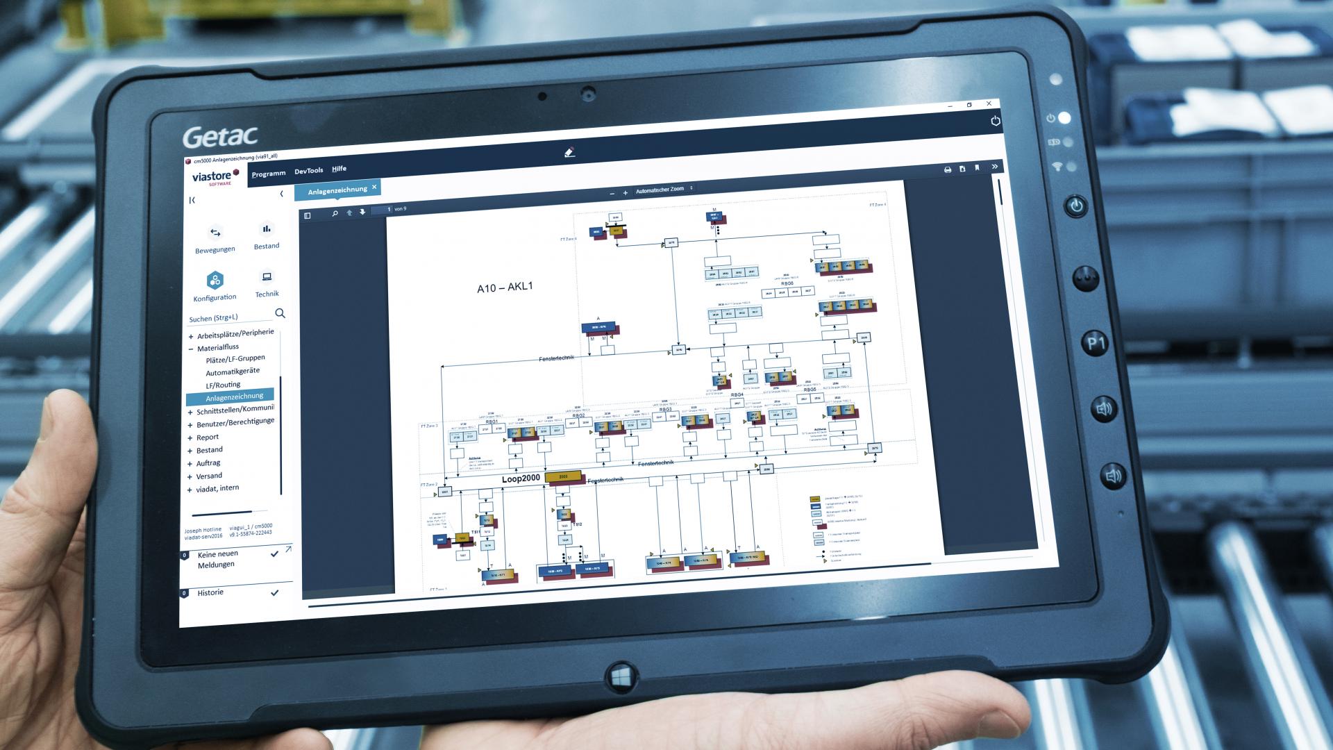 Industrie 4.0 mit WMS viadat von viastore 