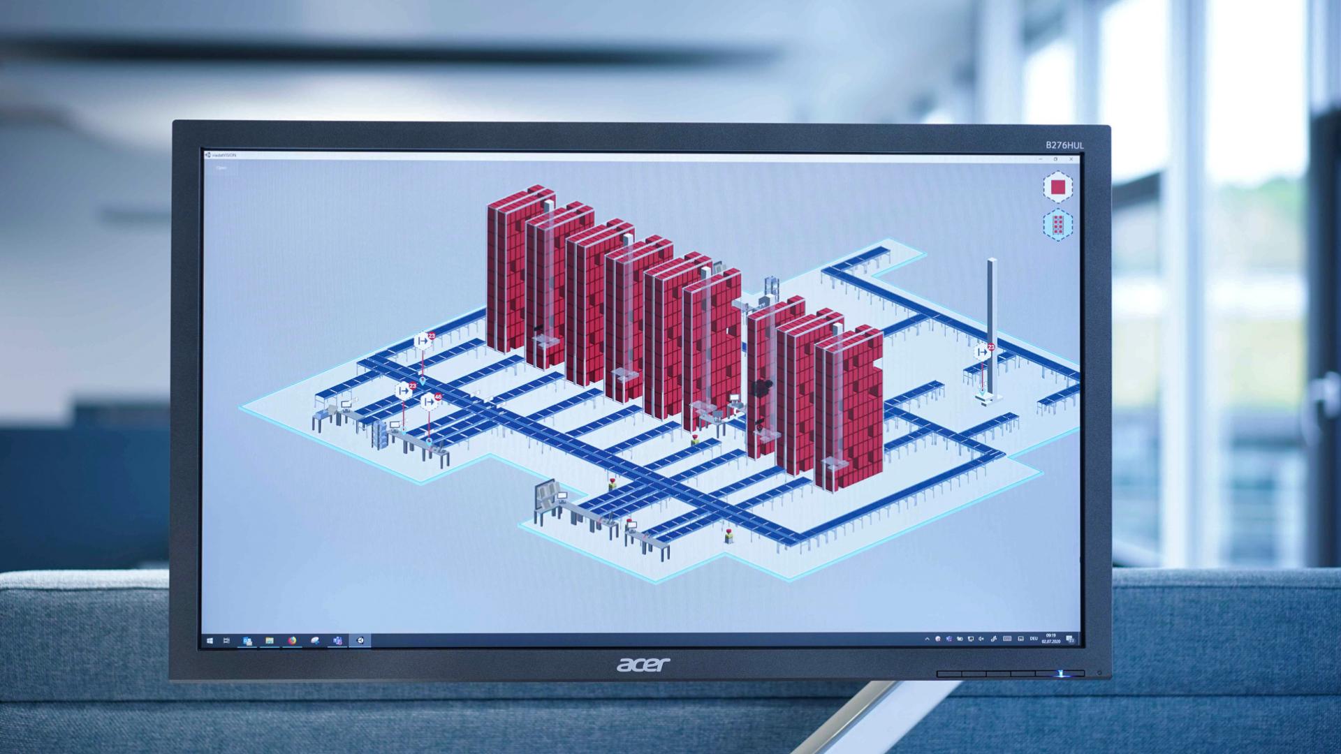 viadatVISION nouveau VISU du logiciel de gestion d'entrepôt viastore