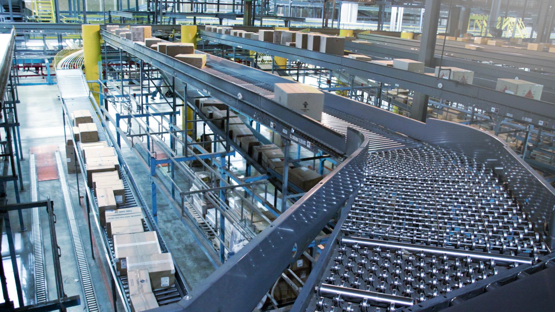 viastore conveyor and sortation systems at Boscovs, retail