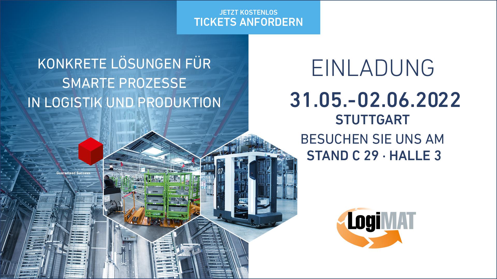 Slider viastore SYSTEMS für die LogiMAT 2022
