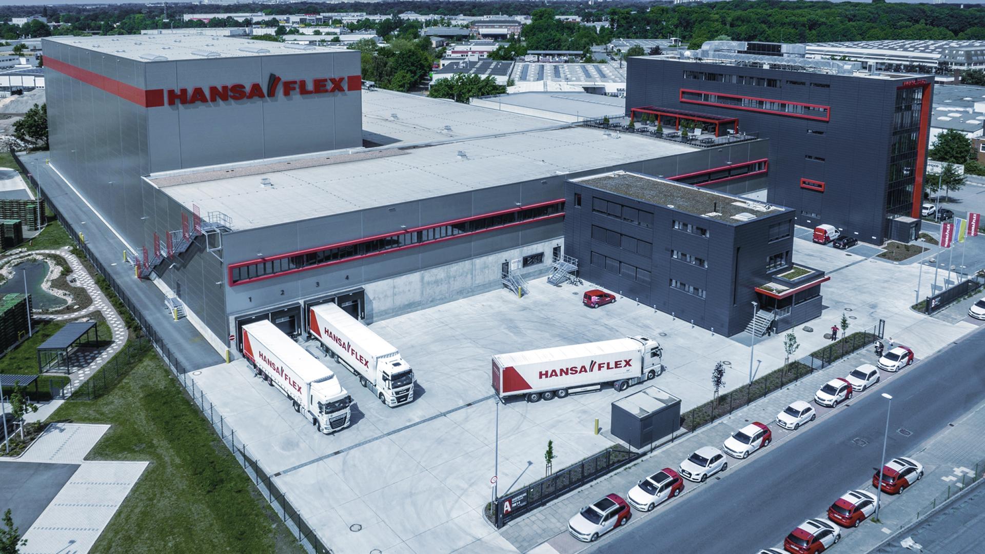 Logistiklager bei der Firma Hana-Flex