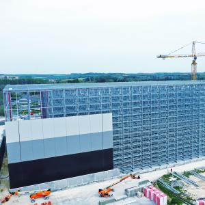 Entstehung des automatischen Hochregallagers von viastore für VPK