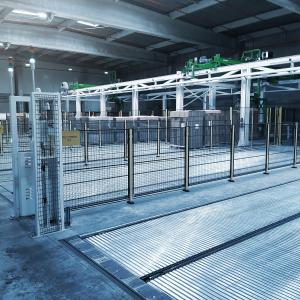Zone de préparation dans le magasin automatique à hauts rayonnages de viastore pour VPK