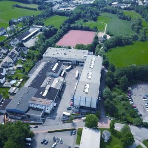 View of the Plettenberg site of Mendritzki GmbH & Co. KG from the bird's eye view