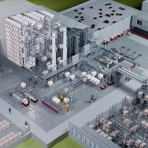 3D-Darstellung eines Lagers