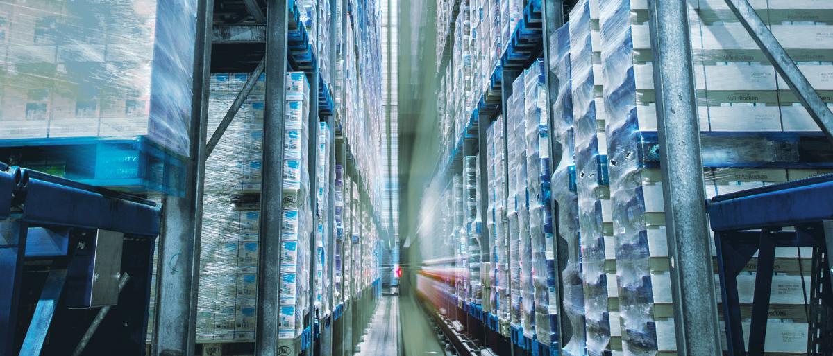 viastore Pallettenlager mit SAP EWM bei Kölln, Lebensmittelindustrie