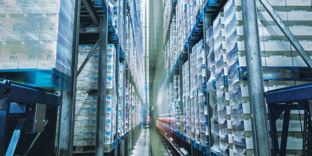 viastore Pallettenlager mit SAP EWM bei Kölln, Lebensmittelindustrie